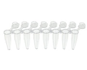 MTC Bio PureAmp™ PCR Tubes & 8-Strips – 0.2 mL, Flat & Domed Caps, 7 Colors PC0208-TF-ATT | ILP 8-Strip, 0.2 mL | Attached Frosted Flat Caps, Angled | Natural | Case of 600 strips (5 × 120) PCR Tubes MTC Bio