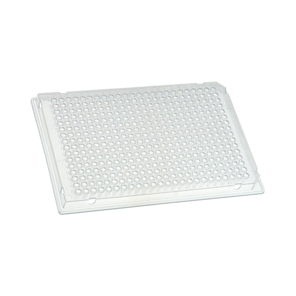 MTC Bio PC05-384R-N ILP 384-Well, 40 µL, Full Skirt, 2 Notches PCR plate, natural