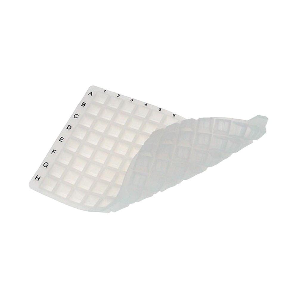 MTC Bio Silicone Sealing Mats – 24, 48, 96 & 384-Well, Pre-Slit & PTFE-Coated, OptiWell™ & ILP 96 Square Well · Ø8.4–8.7 mm ILP · Ø8.5 mm · Pre-Slit · Printed · 50 cs Sealing Mats MTC Bio
