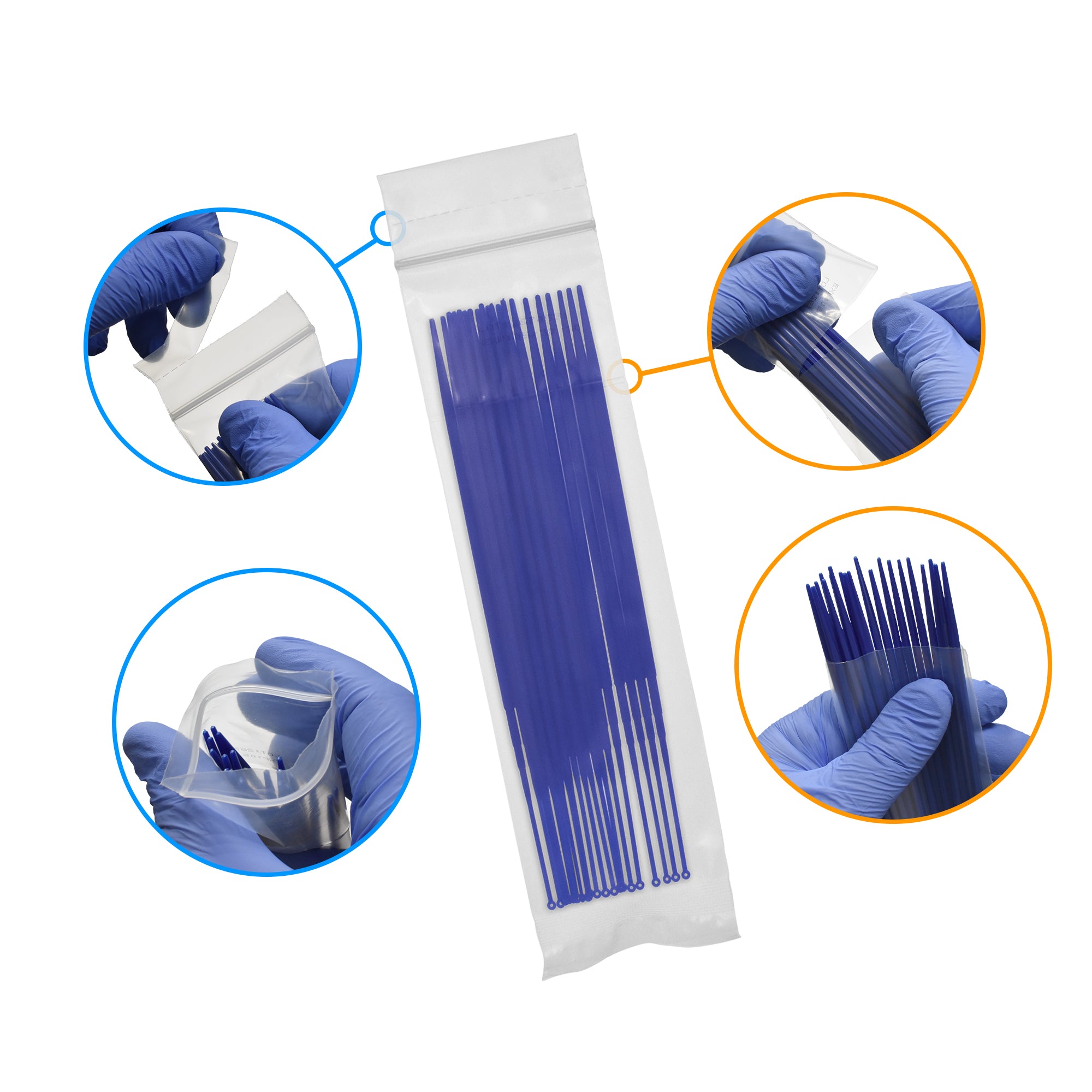 MTC Bio Sterile Inoculating Loops & Needles – 1, 5 & 10 µL, Flexible & Rigid M4015-TB | 1 µL Loop | Flexible PP | 20 Easy-Access Zip Bag | 1000 cs Inoculating Loops MTC Bio