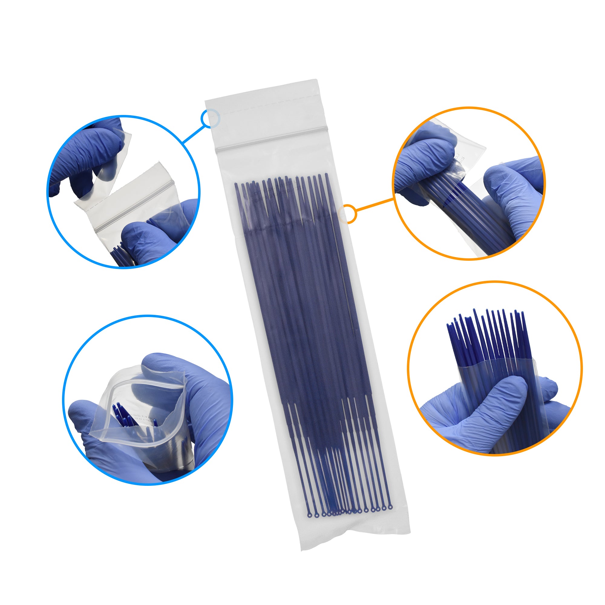 MTC Bio Sterile Inoculating Loops & Needles – 1, 5 & 10 µL, Flexible & Rigid M4017-TB | 1 µL Loop | Rigid PS | 20 Easy-Access Zip Bag | 1000 cs Inoculating Loops MTC Bio