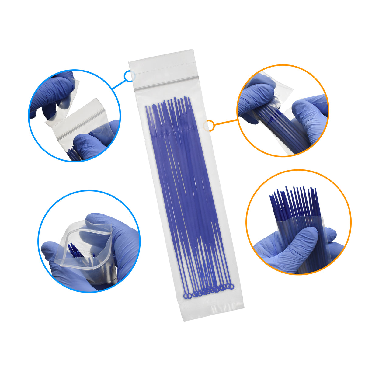 MTC Bio Sterile Inoculating Loops & Needles – 1, 5 & 10 µL, Flexible & Rigid M4025-TB | 10 µL Loop | Flexible PP | 20 Easy-Access Zip Bag | 1000 cs Inoculating Loops MTC Bio