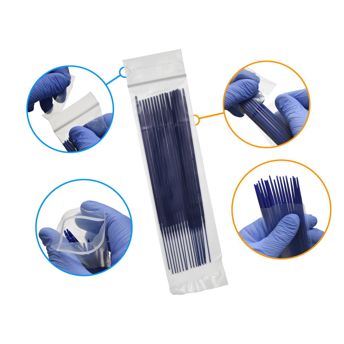 MTC Bio Sterile Inoculating Loops & Needles – 1, 5 & 10 µL, Flexible & Rigid M4030-TB | Needle | Rigid PS | 20 Easy-Access Zip Bag | 1000 cs Inoculating Loops MTC Bio