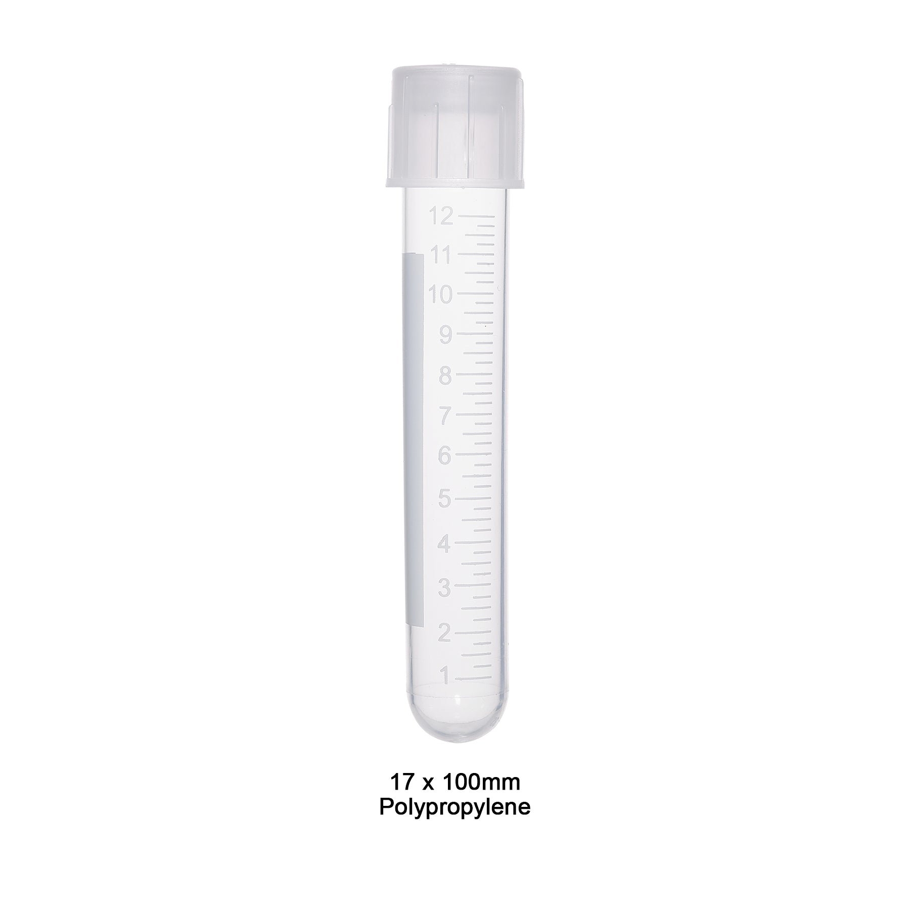 MTC Bio T8235 14 mL 17 x 100 mm polypropylene culture tube