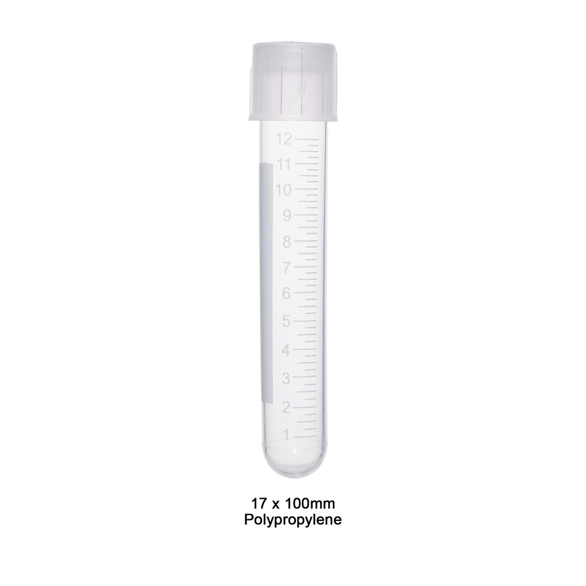 MTC Bio T8235 14 mL 17 x 100 mm polypropylene culture tube