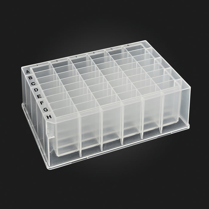MTC Bio 24- & 48-Well Deep-Well Plates, 3–14 mL – Square, Rectangular & Round, OptiWell™ & ILP 48 Rectangular · 4.6 mL · U-Bottom · 41.2–42.6 mm Deep-Well Plates MTC Bio