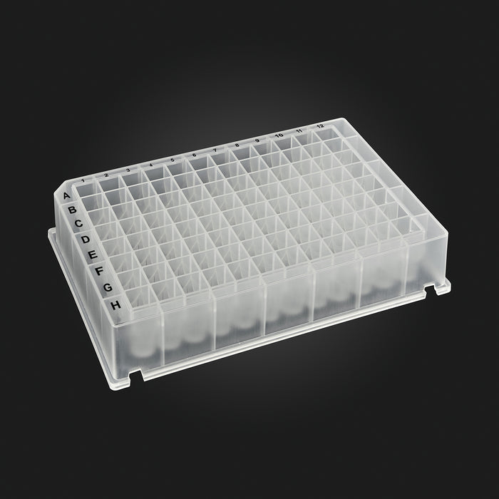 MTC Bio KingFisher™-Compatible Plates & Tip Combs – Deep-Well, Elution & 24-Well, OptiWell™ & ILP Plate · 96 Square · 1.0 mL · V-Bottom · 24.4 mm (100 cs) Deep-Well Plates MTC Bio