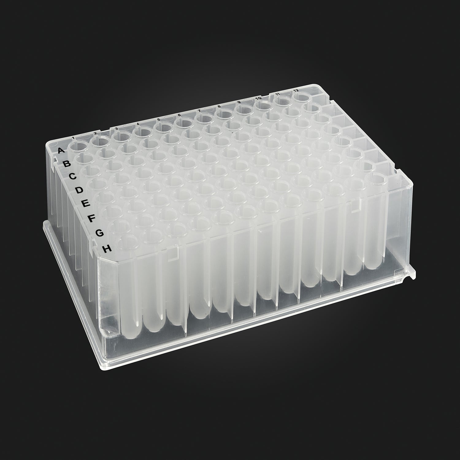 MTC Bio OptiWell D3096-29 96 round well 1.2 mL flat-bottom deep-well plate for Abgene