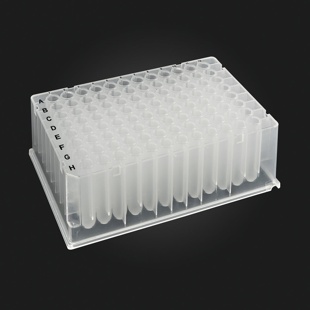 MTC Bio OptiWell D3096-29 96 round well 1.2 mL flat-bottom deep-well plate for Abgene