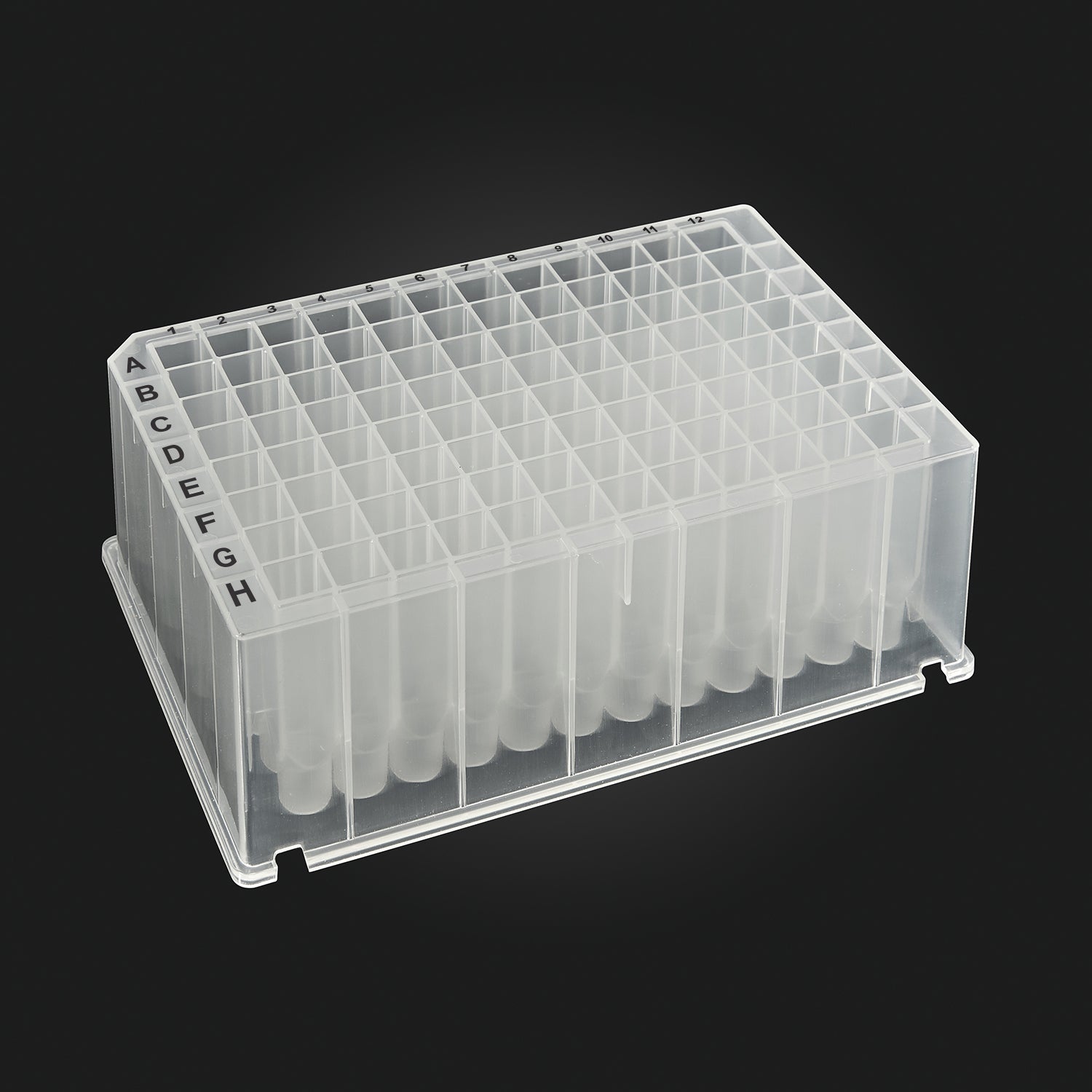 MTC Bio KingFisher™-Compatible Plates & Tip Combs – Deep-Well, Elution & 24-Well, OptiWell™ & ILP Plate · 96 Deep-Well · 2.2 mL · V-Bottom · 44.2 mm Deep-Well Plates MTC Bio