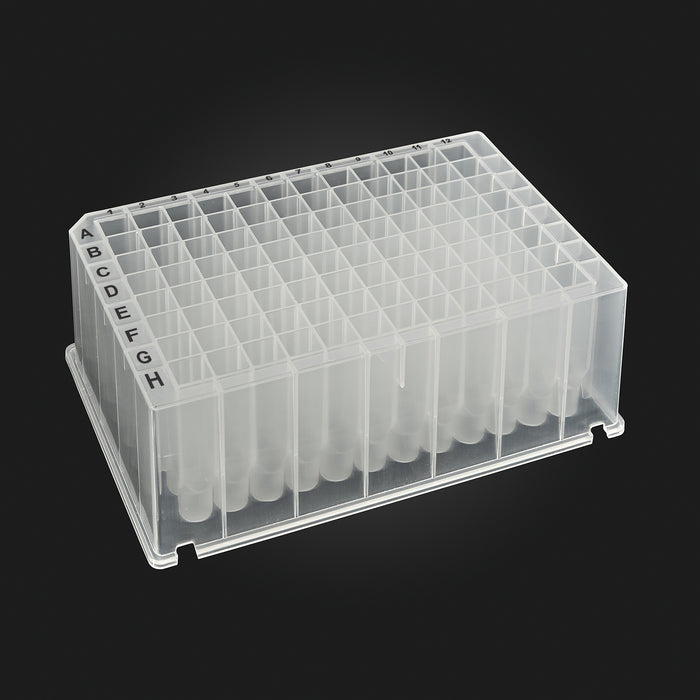 MTC Bio KingFisher™-Compatible Plates & Tip Combs – Deep-Well, Elution & 24-Well, OptiWell™ & ILP Plate · 96 Deep-Well · 2.2 mL · V-Bottom · 44.2 mm Deep-Well Plates MTC Bio