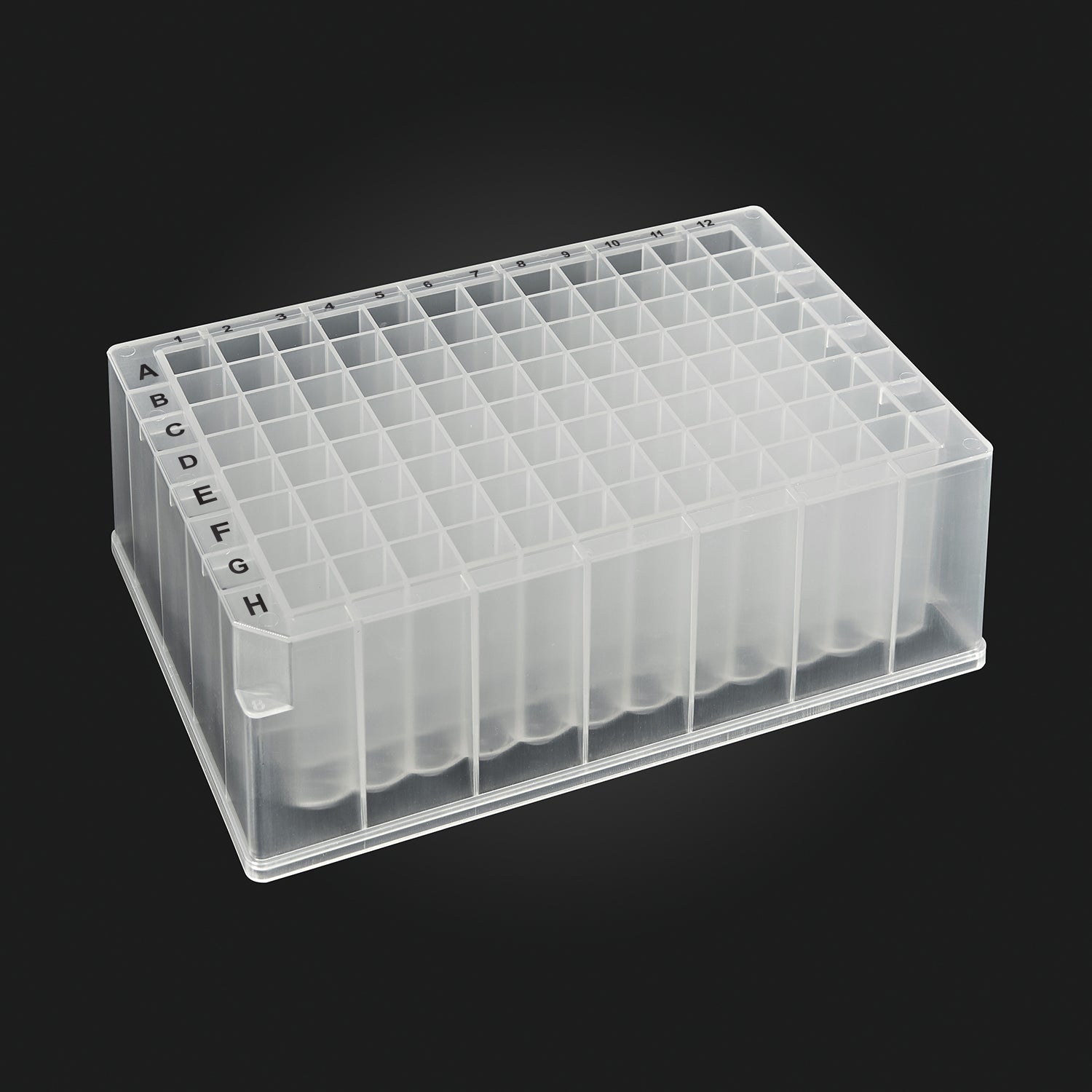 MTC Bio OptiWell D3096-41 96 square well 2.2 mL U-bottom deep-well plate, standard