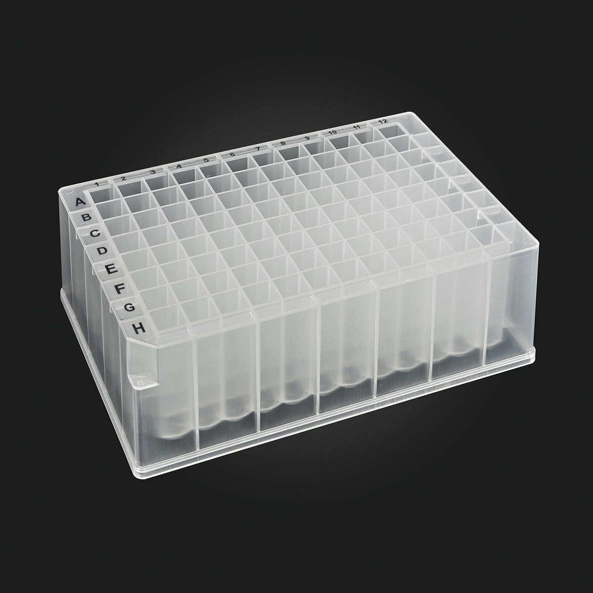 MTC Bio OptiWell D3096-41 96 square well 2.2 mL U-bottom deep-well plate, standard