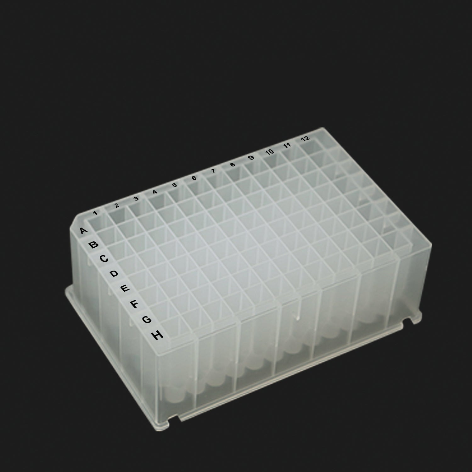 MTC Bio OptiWell D3096-45 96 square well 2.3 mL V-bottom deep-well plate