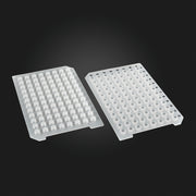 MTC Bio Silicone Sealing Mats – 24, 48, 96 & 384-Well, Pre-Slit & PTFE-Coated, OptiWell™ & ILP 96 Round Well · Ø5.3–5.7 mm (PCR & Shallow) pk Sealing Mats MTC Bio