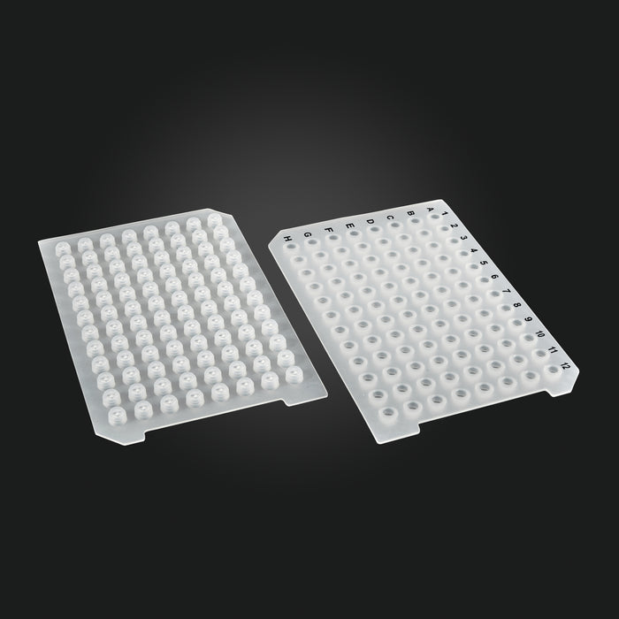 MTC Bio Silicone Sealing Mats – 24, 48, 96 & 384-Well, Pre-Slit & PTFE-Coated, OptiWell™ & ILP 96 Round Well · Ø5.3–5.7 mm (PCR & Shallow) pk Sealing Mats MTC Bio