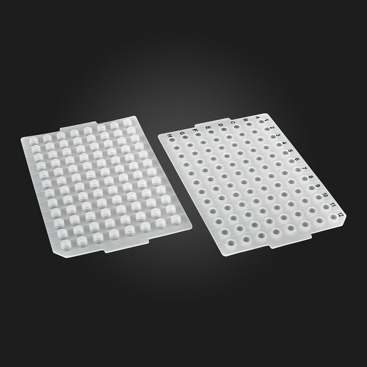 MTC Bio Silicone Sealing Mats – 24, 48, 96 & 384-Well, Pre-Slit & PTFE-Coated, OptiWell™ & ILP 96 Round Well · Ø5.3–5.7 mm (PCR & Shallow) pk Sealing Mats MTC Bio