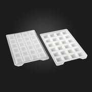 MTC Bio Silicone Sealing Mats – 24, 48, 96 & 384-Well, Pre-Slit & PTFE-Coated, OptiWell™ & ILP 24 Square Well pk Sealing Mats MTC Bio