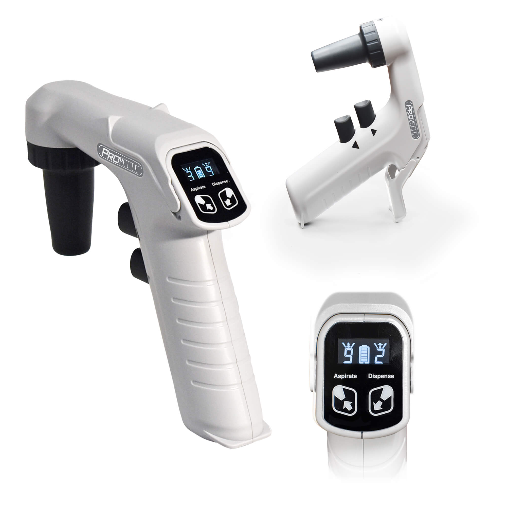 MTC Bio ProPette™ Pipette Controllers – Electronic, Digital, REACH™ & Manual P6290 | ProPette™ Digital Controller | LED Display | USB-C Pipette Controllers MTC Bio