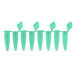 MTC Bio PureAmp™ PCR Tubes & 8-Strips – 0.2 mL, Flat & Domed Caps, 7 Colors P3010-A-G | 8-Strip, 0.2 mL | Attached Flat Caps | Green | 120 strips pk PCR Tubes MTC Bio