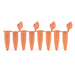 MTC Bio PureAmp™ PCR Tubes & 8-Strips – 0.2 mL, Flat & Domed Caps, 7 Colors P3010-A-O | 8-Strip, 0.2 mL | Attached Flat Caps | Orange | 120 strips pk PCR Tubes MTC Bio
