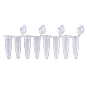 MTC Bio PureAmp™ PCR Tubes & 8-Strips – 0.2 mL, Flat & Domed Caps, 7 Colors P3010-A | 8-Strip, 0.2 mL | Attached Flat Caps | Natural | 120 strips pk PCR Tubes MTC Bio