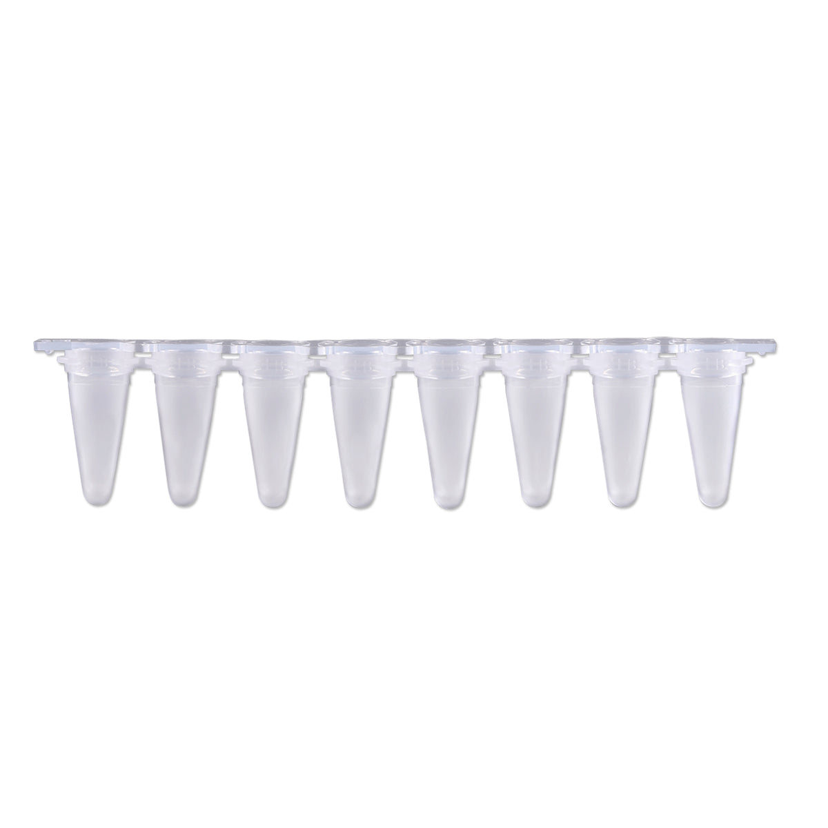 MTC Bio PureAmp P3801-QF 0.1 mL low-profile qPCR 8-strip tubes, frosted, with optical cap strips