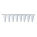 MTC Bio PureAmp P3801-QW 0.1 mL low-profile qPCR 8-strip tubes, white, with optical cap strips