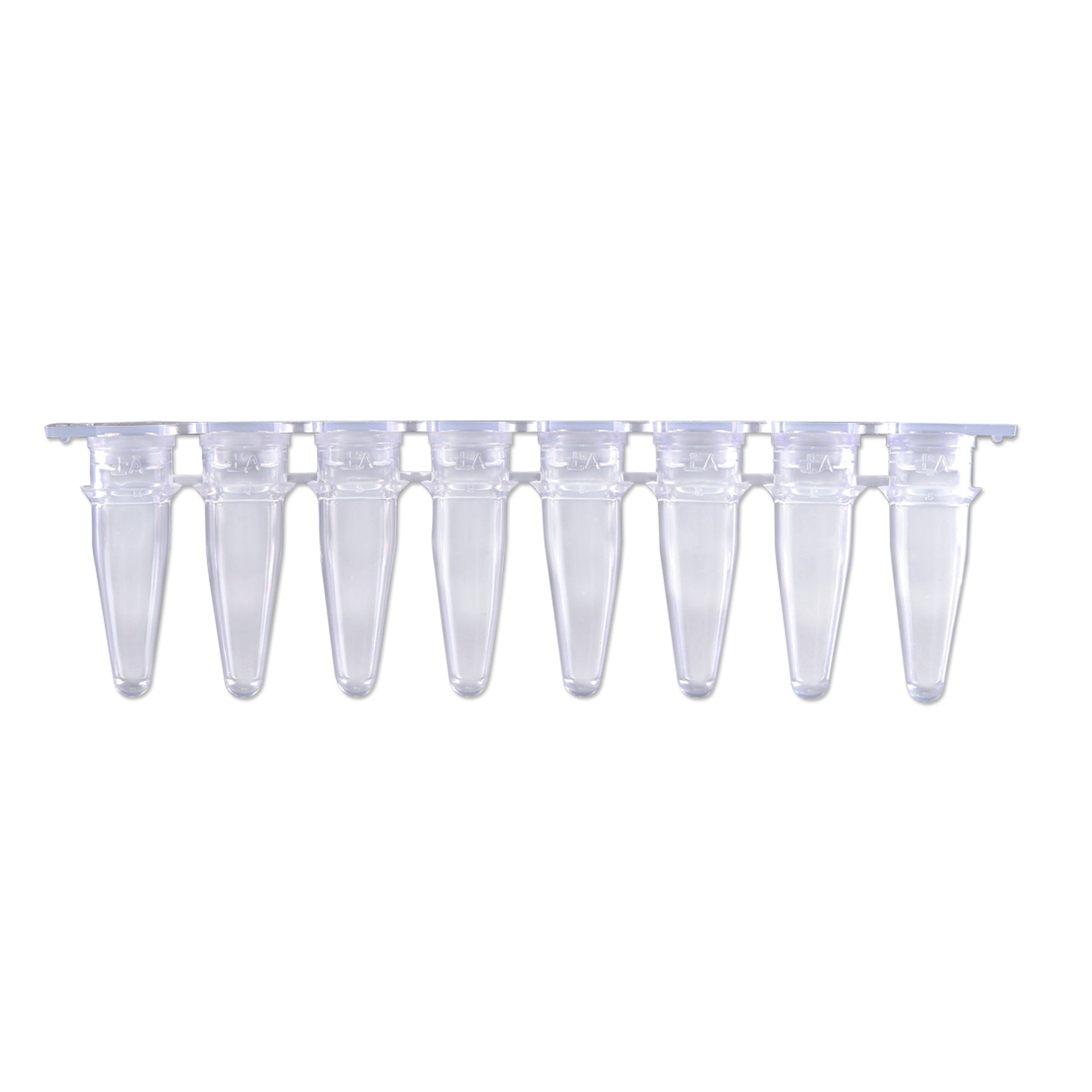MTC Bio PureAmp P3802-Q 0.2 mL qPCR 8-strip tubes, clear, with optical cap strips