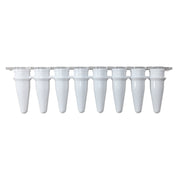 MTC Bio PureAmp™ qPCR Tubes & 8-Strips – 0.1 & 0.2 mL, Optical Caps, Clear/White/Frosted P3802-QW | 8-Strip, 0.2 mL | White Tubes | Separate Optical Cap Strips | 120 strips pk qPCR Tubes MTC Bio