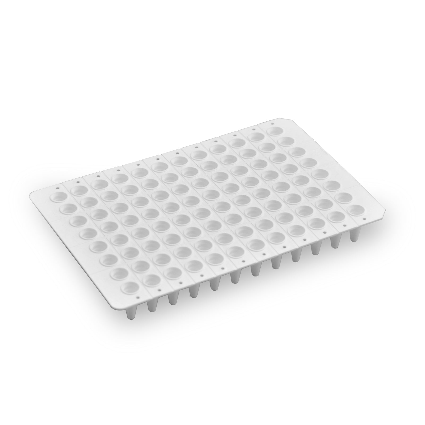 MTC Bio P9601-NW PureAmp 96-well 0.1 mL low-profile PCR plate, no skirt, white