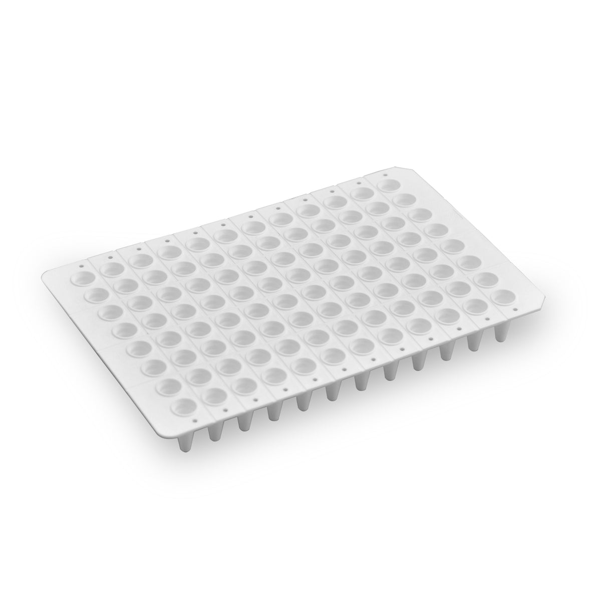 MTC Bio P9601-NW PureAmp 96-well 0.1 mL low-profile PCR plate, no skirt, white