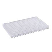 MTC Bio 96-Well Low-Profile PCR Plates, 0.1 mL – Fast Block & qPCR, Clear & White P9601-SRR | PureAmp™ | Semi-Skirt, Raised Rim | Clear | 50 plates pk PCR Plates MTC Bio