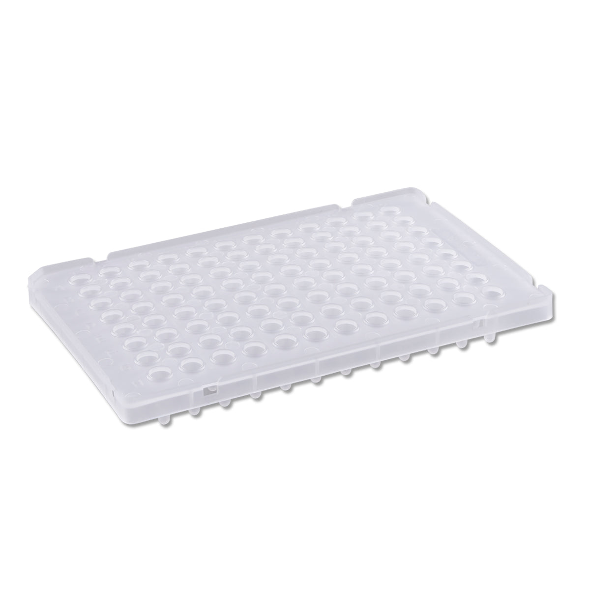 MTC Bio P9601-SRR PureAmp 96-well 0.1 mL low-profile PCR plate, semi-skirt, raised rim, clear