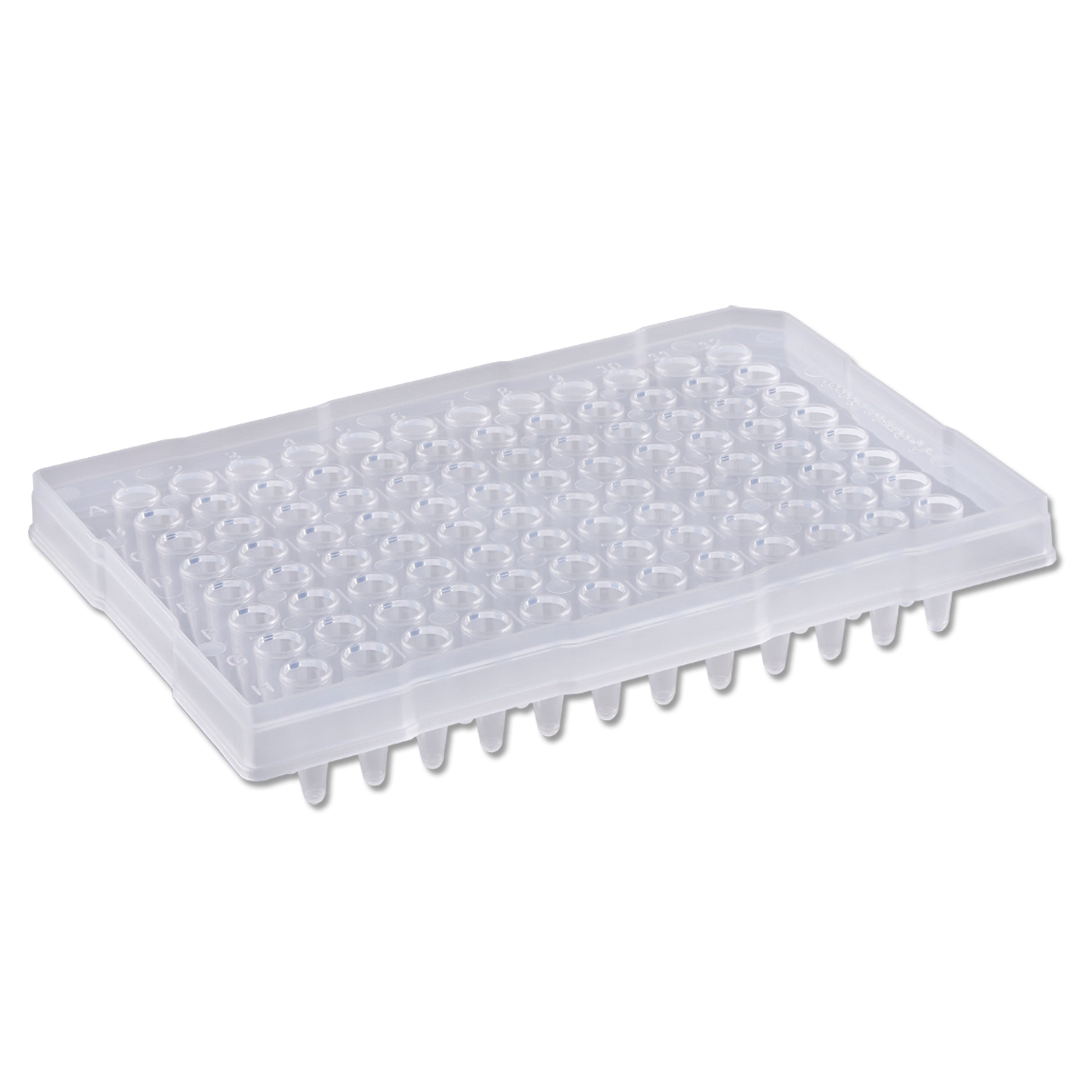 MTC Bio P9602-SRR PureAmp 96-Well, 0.2 mL, Semi-Skirt, Raised Rim (ABI Style) PCR plate, clear