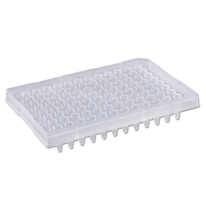 MTC Bio P9602-SRR PureAmp 96-Well, 0.2 mL, Semi-Skirt, Raised Rim (ABI Style) PCR plate, clear