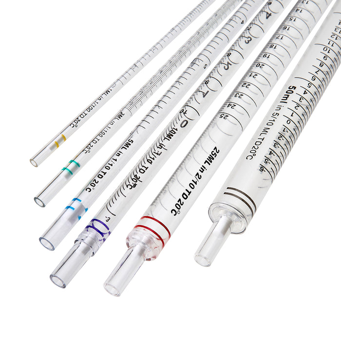 MTC Bio Sterile Serological Pipettes – 1 to 50 mL, Individually Wrapped Serological Pipettes MTC Bio