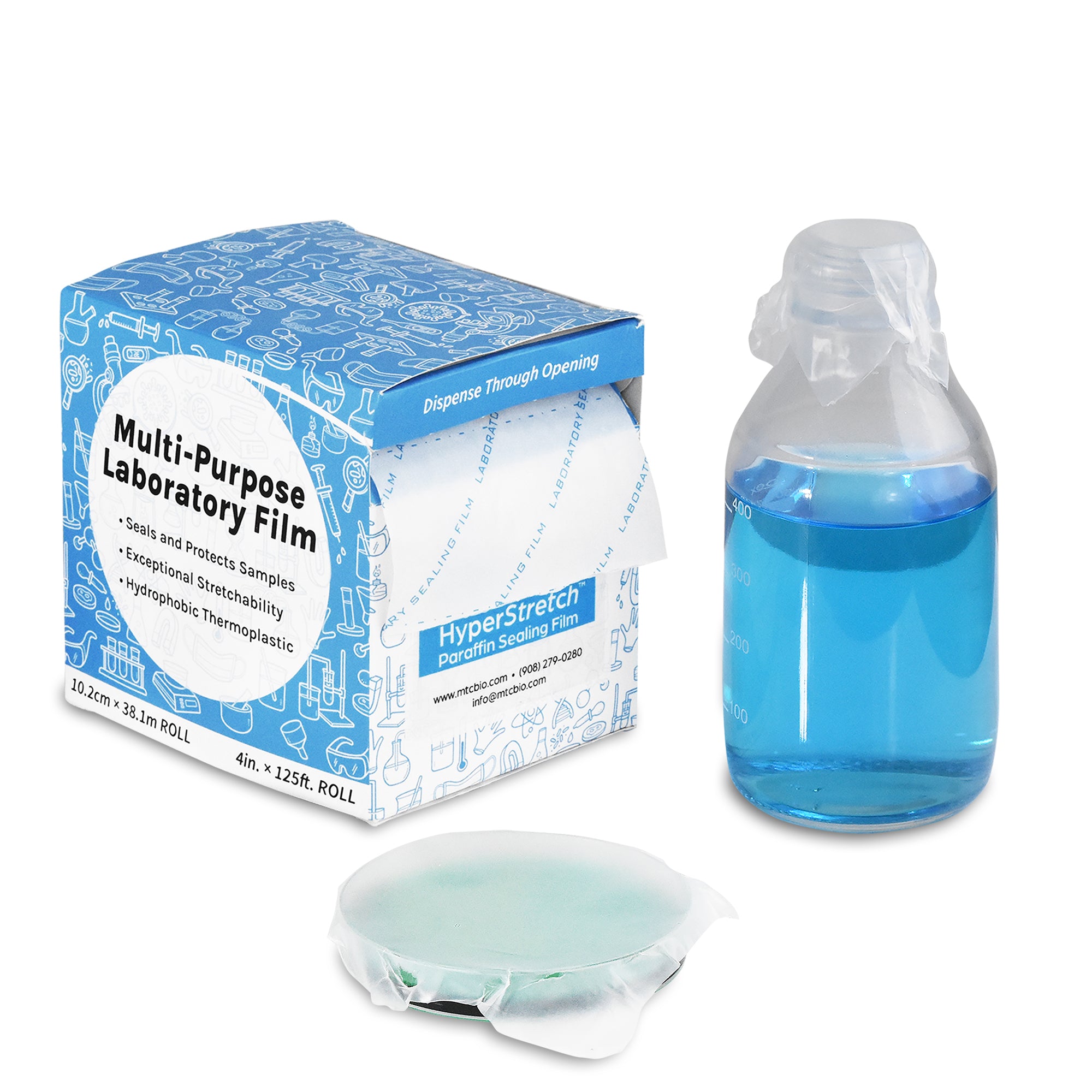 MTC Bio HyperStretch™ Laboratory Sealing Film – 125 ft Rolls