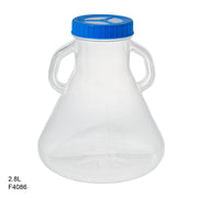 MTC Bio Jumbo Fernbach Shaker Flasks – 2.8 and 5.0 L 5.0 L | Baffled | 4 per case Erlenmeyer Flasks MTC Bio