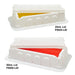 Standard 25 mL and 50 mL reservoirs with protective lids