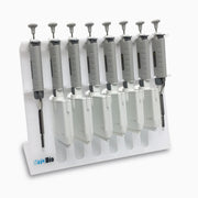MTC Bio SureStand Pipette Stands P4408 | XL rack for 8 pipettes · accommodates up to 6 multichannel pipettes, acrylic | 1 each SureStand Pipette Stands MTC Bio