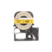 MTC Bio Laboratory Label Cassettes L9010-12YK | 12mm lab tape, yellow w black print | 1 each Laboratory Label Cassettes MTC Bio