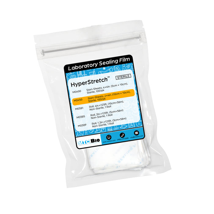 MTC Bio HyperStretch™ Steri-Sheets™ – Sterile Pre-Cut Sealing Film — details