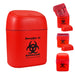 MTC Bio BenchBin Starter Kits – Benchtop Biohazard Bin with 400 Autoclave Bags A8403-SK | 3 L bin + 400 bags Biohazard Waste Container Starter Kits MTC Bio