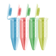 MTC Bio MacroTube® 5 mL Tubes – Screw-Cap & Snap-Cap, Sterile & Non-Sterile, incl. Vivid™ Graduated C2500-AST | MacroTube® 5mL | Assorted Colors | Non-Sterile | Snap-Cap Attached | 4×50 | 200 Total Microcentrifuge Tubes MTC Bio