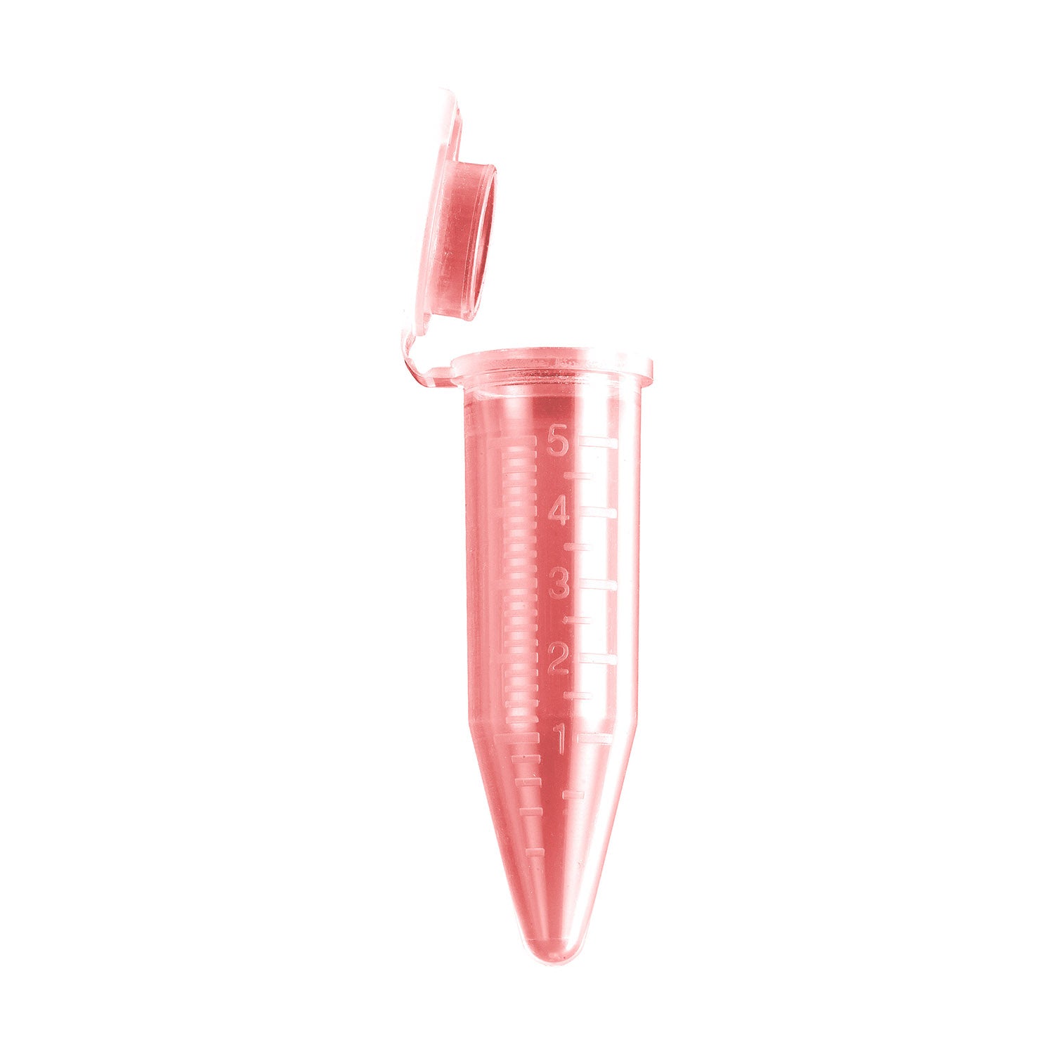 MTC Bio C2500-R MacroTube® 5mL Red Tint Non-Sterile Snap-Cap Attached 4×50 200 Total