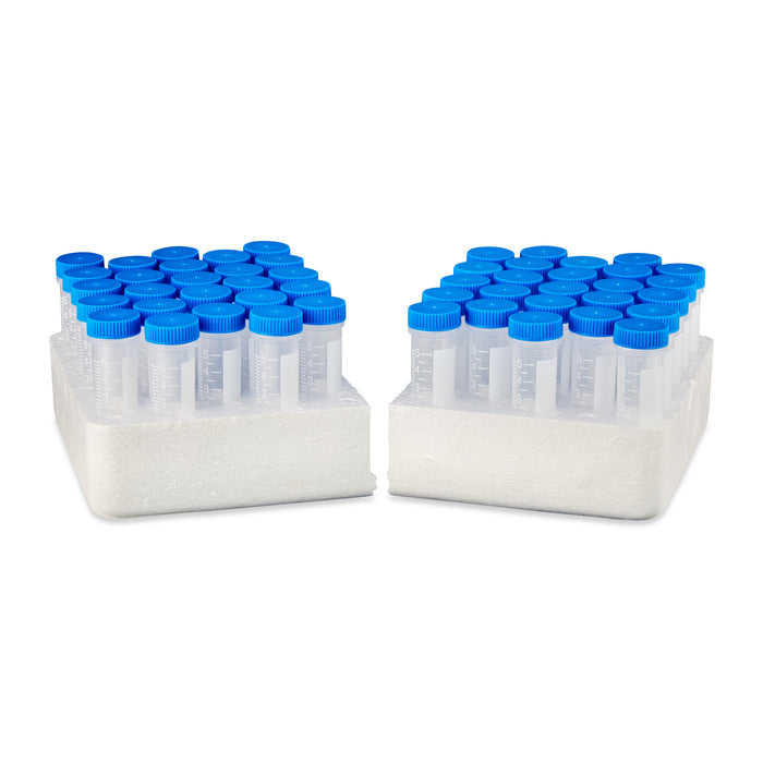 MacroTube® Vivid™ 5 mL Sterile Screw‑Cap Tubes with Printed Graduations Microcentrifuge Tubes MTC Bio