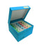 MacroTube® Vivid™ 5 mL Sterile Screw‑Cap Tubes with Printed Graduations C2580-25 | Freezer Box | Cardboard | Hinged Lid | Insert for 25 Snap-Cap 5mL Tubes | 5.25×5.25×3 in | Qty 5 Microcentrifuge Tubes MTC Bio