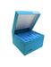 MacroTube® Vivid™ 5 mL Sterile Screw‑Cap Tubes with Printed Graduations C2580-36 | Freezer Box | Cardboard | Hinged Lid | Insert for 36 Screw-Cap 5mL Tubes | 5.25×5.25×3 in | Qty 5 Microcentrifuge Tubes MTC Bio