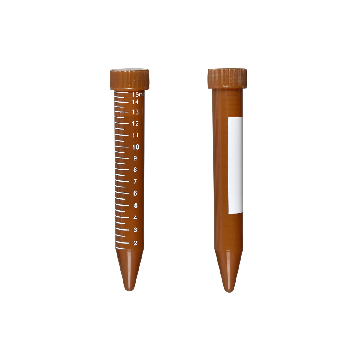 MTC Bio C2601-AM 15 mL light-blocking amber conical centrifuge tube, sterile